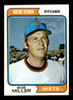 1974 Topps Bob Miller #624 New York Mets VG front of card