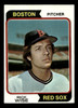 1974 Topps Rick Wise #84 Boston Red Sox Low Grade - Creases front of card