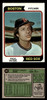 1974 Topps Rick Wise #84 Boston Red Sox Low Grade - Creases front and back of card