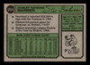 1974 Topps Stan Bahnsen #254 Chicago White Sox VG back of card
