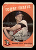 1959 Topps Roger Maris #202 Kansas City Athletics Low Grade - Creases front of card