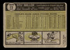 1961 Topps Stu Miller #72 San Francisco Giants Low Grade - Creases back of card