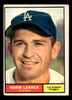 1961 Topps Norm Larker #130 Los Angeles Dodgers Low Grade - Creases front of card