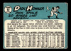 1965 Topps Dick Howser #92 Cleveland Indians Low Grade - Creases back of card