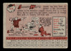 1958 Topps Sammy White #414 Boston Red Sox VG back of card