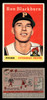 1958 Topps Ron Blackburn #459 Pittsburgh Pirates VG front and back of card