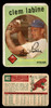 1959 Topps Clem Labine #403 Los Angeles Dodgers Fair front and back of card