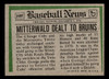 1974 Topps Traded George Mitterwald #249T Chicago Cubs VG back of card