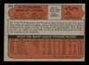 1972 Topps Al Fitzmorris #349 Kansas City Royals VG — Example B back of card