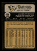 1973 Topps Jim Northrup #168 Detroit Tigers VG back of card