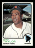 1973 Topps Tony Taylor #29 Detroit Tigers Low Grade - Creases front of card