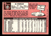 1969 Topps Al Spangler #268 Chicago Cubs VG-EX back of card