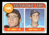 1969 Topps Vic LaRose / Gary Ross #404 Cubs Rookies RC VG-EX front of card
