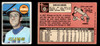 1969 Topps Don Kessinger #225 Chicago Cubs VG-EX front and back of card