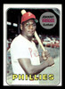 1969 Topps Johnny Briggs #73 Philadelphia Phillies VG-EX front of card