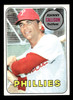 1969 Topps Johnny Callison #133 Philadelphia Phillies VG-EX front of card