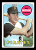 1969 Topps Bill Mazeroski #335 Pittsburgh Pirates HOF VG-EX front of card
