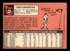 1969 Topps Chuck Hartenstein #596 Pittsburgh Pirates High Number VG-EX back of card