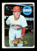1969 Topps Mel Queen #81 Cincinnati Reds VG-EX front of card