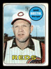 1969 Topps Dave Bristol #234 Cincinnati Reds VG-EX front of card