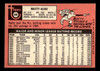 1969 Topps Matty Alou #490 Pittsburgh Pirates VG-EX back of card