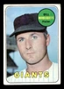 1969 Topps Bill Monbouquette #64 San Francisco Giants VG-EX front of card