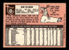 1969 Topps Bob Tillman #374 Atlanta Braves VG-EX back of card