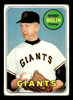 1969 Topps Bobby Bolin #505 San Francisco Giants VG-EX front of card