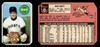 1969 Topps Jack Hiatt #204 San Francisco Giants Low Grade - Trimmed front and back of card