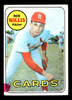 1969 Topps Ron Willis #273 St. Louis Cardinals Low Grade - Marks front of card
