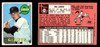 1969 Topps Hal Lanier #316 San Francisco Giants VG front and back of card
