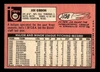 1969 Topps Joe Gibbon #158 San Francisco Giants VG-EX back of card