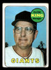 1969 Topps Clyde King #274 San Francisco Giants VG-EX — Example B front of card