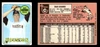 1969 Topps Danny Coombs #389 Houston Astros VG-EX — Example A front and back of card