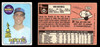 1969 Topps Ken Boswell #402 New York Mets Low Grade - Creases front and back of card