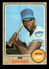 1968 Topps Ted Savage #119 Chicago Cubs VG-EX front of card