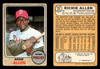 1968 Topps Dick Allen #225 Philadelphia Phillies HOF VG-EX front and back of card