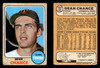 1968 Topps Dean Chance #255 Minnesota Twins Low Grade - Creases front and back of card