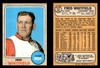 1968 Topps Fred Whitfield #133 Cincinnati Reds VG-EX front and back of card