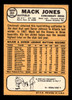 1968 Topps Mack Jones #353 Cincinnati Reds VG-EX back of card