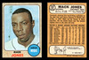 1968 Topps Mack Jones #353 Cincinnati Reds VG-EX front and back of card