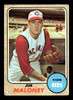 1968 Topps Jim Maloney #425 Cincinnati Reds VG-EX front of card