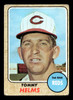 1968 Topps Tommy Helms #405 Cincinnati Reds VG-EX front of card