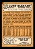1968 Topps Curt Blefary #312 Baltimore Orioles VG-EX back of card