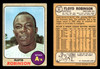1968 Topps Floyd Robinson #404 Oakland Athletics VG-EX front and back of card