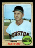 1968 Topps Grady Hatton #392 Houston Astros VG-EX front of card