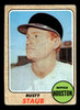 1968 Topps Rusty Staub #300 Houston Astros Low Grade - Creases front of card