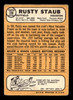1968 Topps Rusty Staub #300 Houston Astros Low Grade - Creases back of card