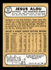 1968 Topps Jesus Alou #452 San Francisco Giants VG-EX back of card