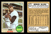 1968 Topps Jesus Alou #452 San Francisco Giants VG-EX front and back of card